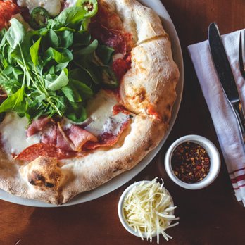 Pizzeria Seven Twelve - The "Speck" with arugula added. - Pizza Near Me - Orem, Utah Pizzeria Seven Twelve - The "Speck" with arugula added. - Pizza Near Me - Orem, Utah
