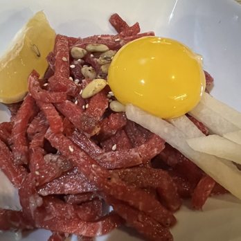 Bi Bim Bab - The small portion with the $1.50 egg yolk.... - Korean Near Me - Novi, Michigan