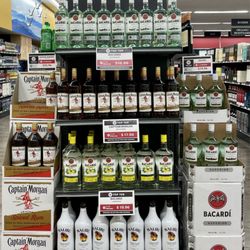 Top Ten Liquors - Roseville - Party rums on sale (Bacardí, Captain, Malibu)
