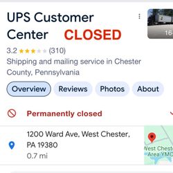 UPS Customer Center - No warning at all