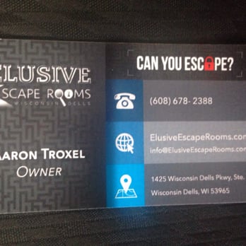 Elusive Escape Rooms - Escape Games Near Me - Wisconsin Dells, Wisconsin Elusive Escape Rooms - Escape Games Near Me - Wisconsin Dells, Wisconsin