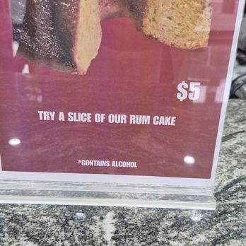 Dinkie's Kitchen & Grill - Rum cake - Comfort Food Near Me - Staten Island, New York