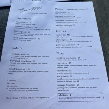 Cavalletta Restaurant - Menu - New American Near Me - Aptos, California