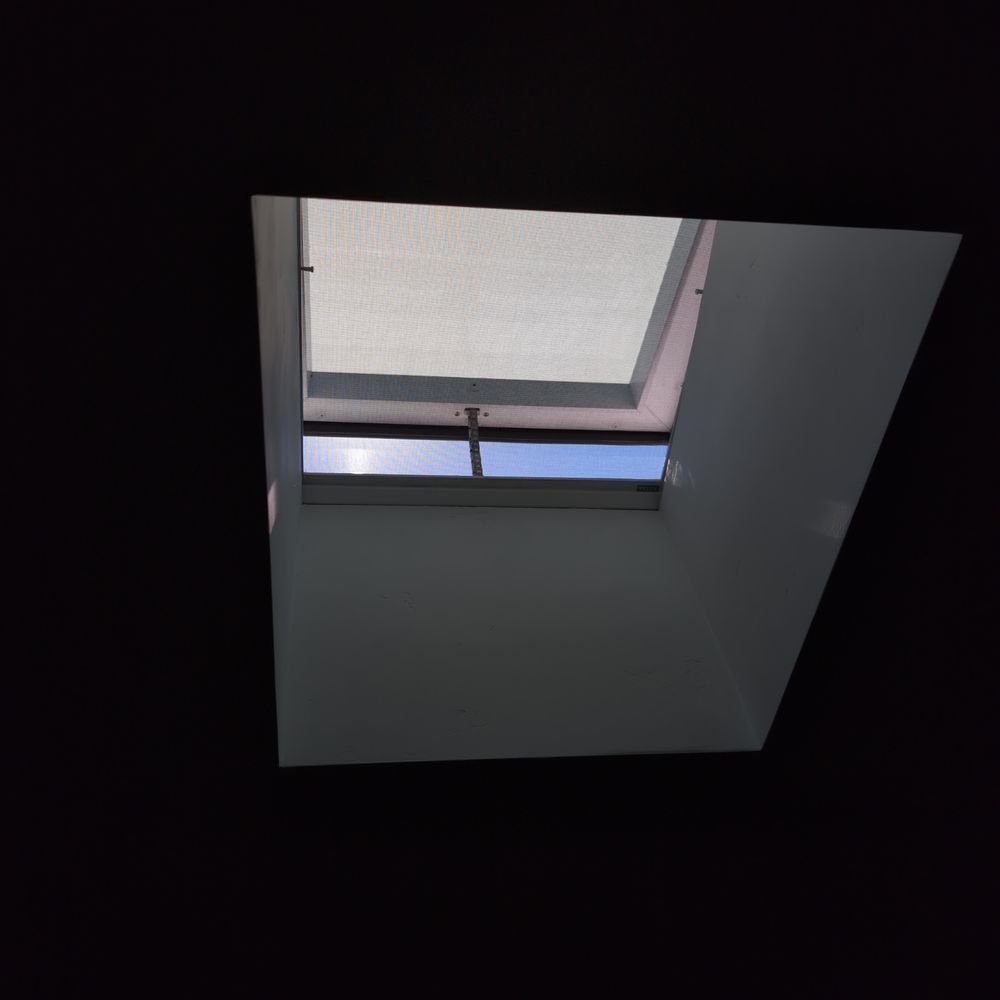 Freelite - Partially open position (in peak Arizona sun, with frosted glass), controlled by RF Remote, with battery pack and solar sensor. - Windows Installation Near Me - Phoenix, Arizona Freelite - Partially open position (in peak Arizona sun, with frosted glass), controlled by RF Remote, with battery pack and solar sensor. - Windows Installation Near Me - Phoenix, Arizona