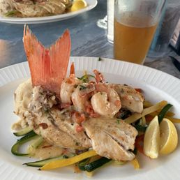 Keys fish and shrimp. Keys fish and shrimp.
