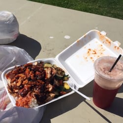 Blazing Grill - Bbq chicken was so bomb!!!!! Veggies were cooked perfectly not too soft!