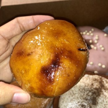 Firecakes Donuts - Pumpkin Creme Brulee Bismark - Donuts Near Me - Oak Park, Illinois Firecakes Donuts - Pumpkin Creme Brulee Bismark - Donuts Near Me - Oak Park, Illinois
