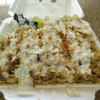 Royal Grill 37 - Chicken and rice platter only $7 and so good!! - Falafel Near Me - Toms River, New Jersey