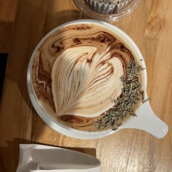 Cure Coffeehouse - Lavender mocha - Breakfast & Brunch Near Me - Portsmouth, Virginia