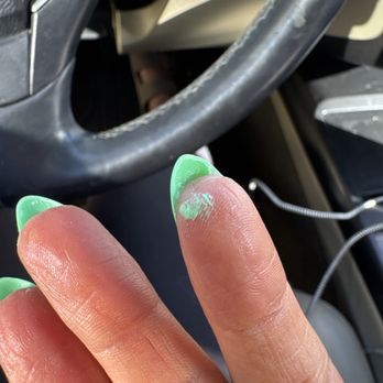 Shiny Nails - Paint left - Nail Salons Near Me - Redwood City, California