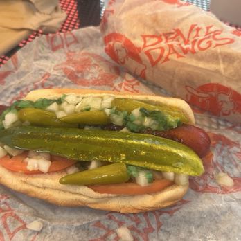 Devil Dawgs-Gold Coast - Big Chicago Dawg - Hot Dogs Near Me - Chicago, Illinois Devil Dawgs-Gold Coast - Big Chicago Dawg - Hot Dogs Near Me - Chicago, Illinois