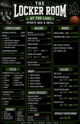 Menu photo 2 The Locker Room Warsaw, MO Menu photo 2 The Locker Room Warsaw, MO