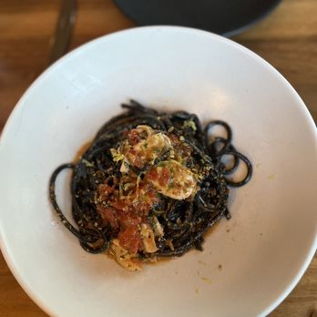 Lark - Squid ink pasta - New American Near Me - Bala Cynwyd, Pennsylvania Lark - Squid ink pasta - New American Near Me - Bala Cynwyd, Pennsylvania