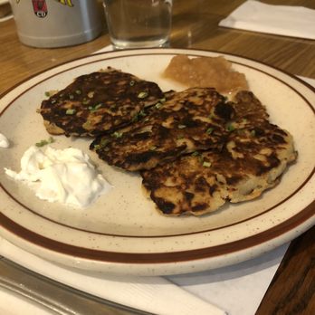 Weiss' Gasthaus - Potato pancakes - German Near Me - South Bend, Indiana Weiss' Gasthaus - Potato pancakes - German Near Me - South Bend, Indiana
