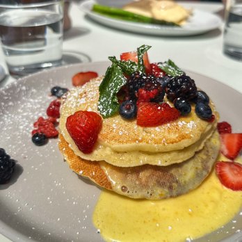 Superfine Pizza & Bar - Lemon Ricotta Pancakes (delicious!) - Pizza Near Me - Playa Vista, California Superfine Pizza & Bar - Lemon Ricotta Pancakes (delicious!) - Pizza Near Me - Playa Vista, California