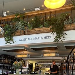 Bar area