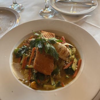 Cafe Istanbul - Seared salmon $22 - Turkish Near Me - Chicago, Illinois
