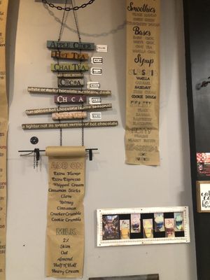 Photo of The Local Grind - Martinsville, IN, US. Drink Menu - Right Side