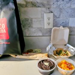 Taco Bamba Raleigh - Tinga Taco Side Rice & Beans The Jeffrey