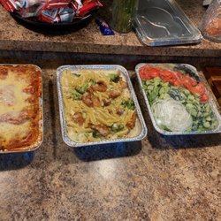 Smith's Catering - Lasagna, Chicken Broccoli Ziti, Garden Salad and House Dressing