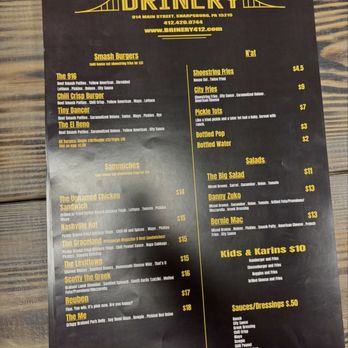 The Brinery - Menu, sorry about the glare - Salad Near Me - Pittsburgh, Pennsylvania The Brinery - Menu, sorry about the glare - Salad Near Me - Pittsburgh, Pennsylvania