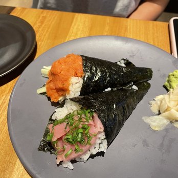 Kusshi - Spicy tuna hand roll and tuna scallion hand roll - Sushi Bars Near Me - Arlington, Virginia Kusshi - Spicy tuna hand roll and tuna scallion hand roll - Sushi Bars Near Me - Arlington, Virginia