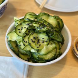 Dumplings of Fury - Cucumber salad