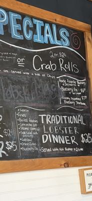 Menu photo 2 Tracy's Seafood Sullivan, ME Menu photo 2 Tracy's Seafood Sullivan, ME