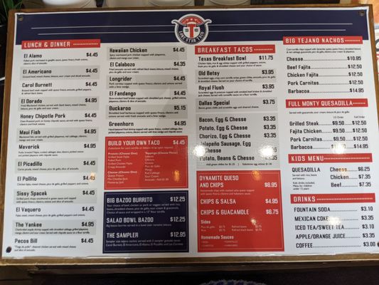 Menu photo 1 Lone Star Taco Magnolia, TX Menu photo 1 Lone Star Taco Magnolia, TX