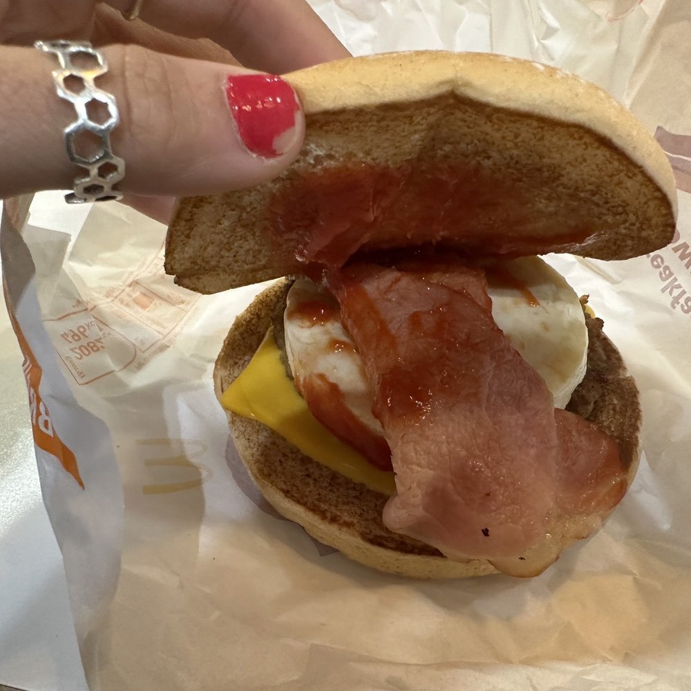 McDonalds - Breakfast roll with ketchup - Fast Food Near Me - Galway, G