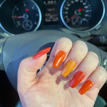 Perfect Nails & Spa - Full set for fall - Nail Salons Near Me - Federal Way, Washington