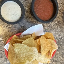 Plaza Jalisco - Salsa chips and ranch (?)
