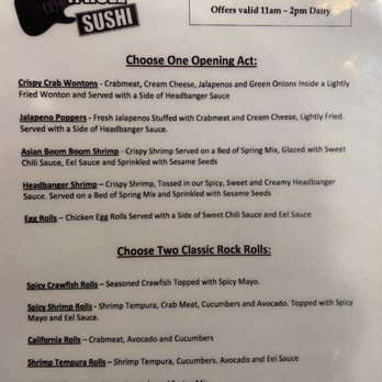 Rock N Roll Sushi - Sushi Bars Near Me - Gadsden, Alabama Rock N Roll Sushi - Sushi Bars Near Me - Gadsden, Alabama