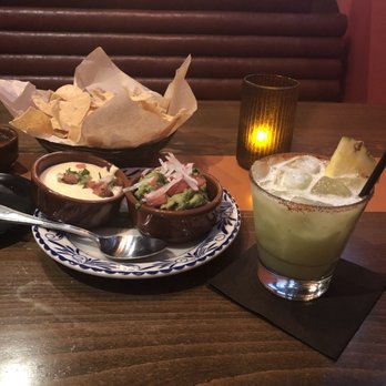 Meso Maya Comida y Copas - Avocado Margarita with Queso/Guac Sampler. Yum! - Mexican Near Me - Fort Worth, Texas Meso Maya Comida y Copas - Avocado Margarita with Queso/Guac Sampler. Yum! - Mexican Near Me - Fort Worth, Texas