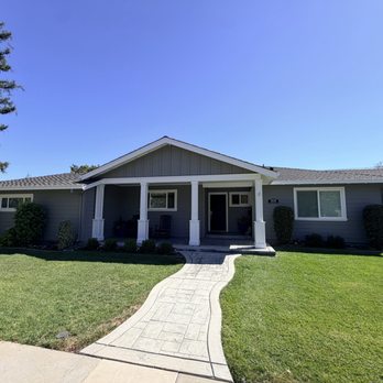 Smart Painting - Fresh gray siding and crisp white trim--another beautiful exterior by SMART PAINTING INC. Contact us for a free estimate! - Painters Near Me - Sunnyvale, California Smart Painting - Fresh gray siding and crisp white trim--another beautiful exterior by SMART PAINTING INC. Contact us for a free estimate! - Painters Near Me - Sunnyvale, California