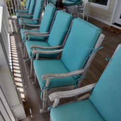 Fabric Emporium of Garden City - Beautifully done for Beach Cottage!  Sunbrella is the fabric.