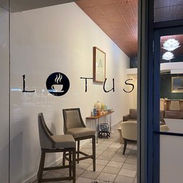 Exterior outside entrance of Lotus Cafe - Urban Honolulu, Hawaii Exterior outside entrance of Lotus Cafe - Urban Honolulu, Hawaii