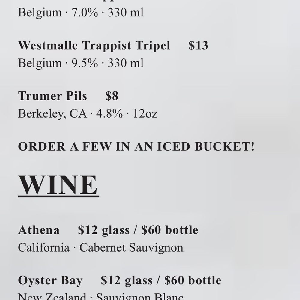 The Phoenix - Wine Menu - Lounges Near Me - Los Angeles, California The Phoenix - Wine Menu - Lounges Near Me - Los Angeles, California