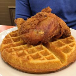 Amy Ruth's - Best fried chicken and waffle I've ever had.