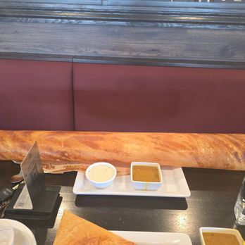 A2B Indian Veg restaurant - Vegan Paper Roast Dosai - Indian Near Me - Warrenville, Illinois