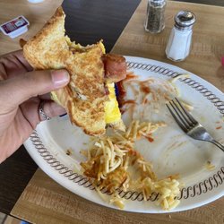 Waffle House - Texas bacon Bacon Egg and Cheese Sandwich