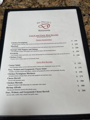 Menu photo 1 De Nuccio's Isla Mujeres, ROO Menu photo 1 De Nuccio's Isla Mujeres, ROO