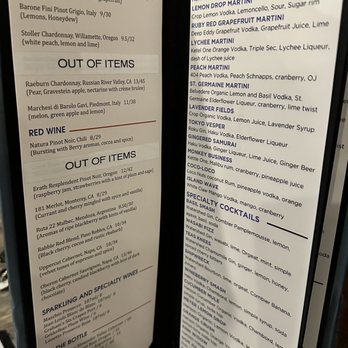 Ocean Wave - Sample of alcoholic beverage options. - Sushi Bars Near Me - Atlanta, Georgia Ocean Wave - Sample of alcoholic beverage options. - Sushi Bars Near Me - Atlanta, Georgia