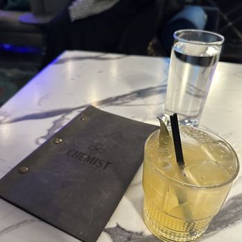 Chemist Cocktail Bar - Fizzy lifting drink - Cocktail Bars Near Me - Boston, Massachusetts
