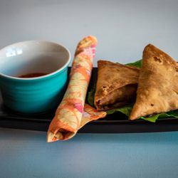 The Muse Gallery & Cafe - Samosa special with in-house sauce