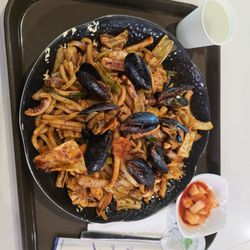 Food Court at City Center - Stir fried seafood udon