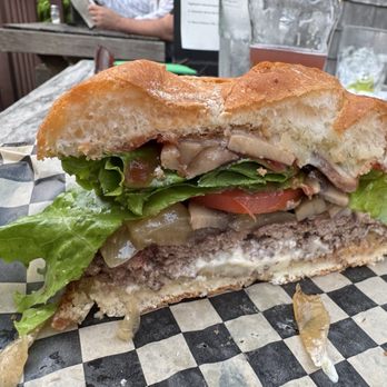 Warren House Pub - The Kens big boy burger - American Near Me - Cannon Beach, Oregon