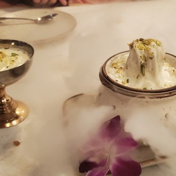 Chef's Table - Rasmalai (L) and Kulfi Falooda (R) - Indian Near Me - Edison, New Jersey