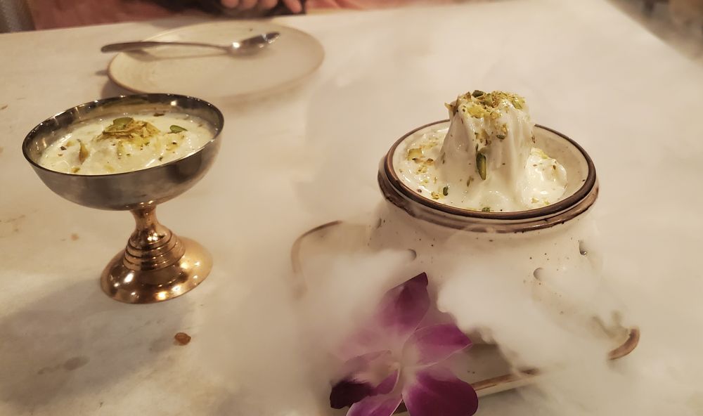 Chef's Table - Rasmalai (L) and Kulfi Falooda (R) - falooda, oysters and mussels, oysters, mussels, food, kulfi, kulfi falooda, sugar, rasmalai, free, sugar free kulfi falooda, shellfish - Indian Near Me - Edison, New Jersey Chef's Table - Rasmalai (L) and Kulfi Falooda (R) - falooda, oysters and mussels, oysters, mussels, food, kulfi, kulfi falooda, sugar, rasmalai, free, sugar free kulfi falooda, shellfish - Indian Near Me - Edison, New Jersey
