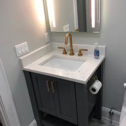 Anew Kitchen and Bath - Customer vanity
